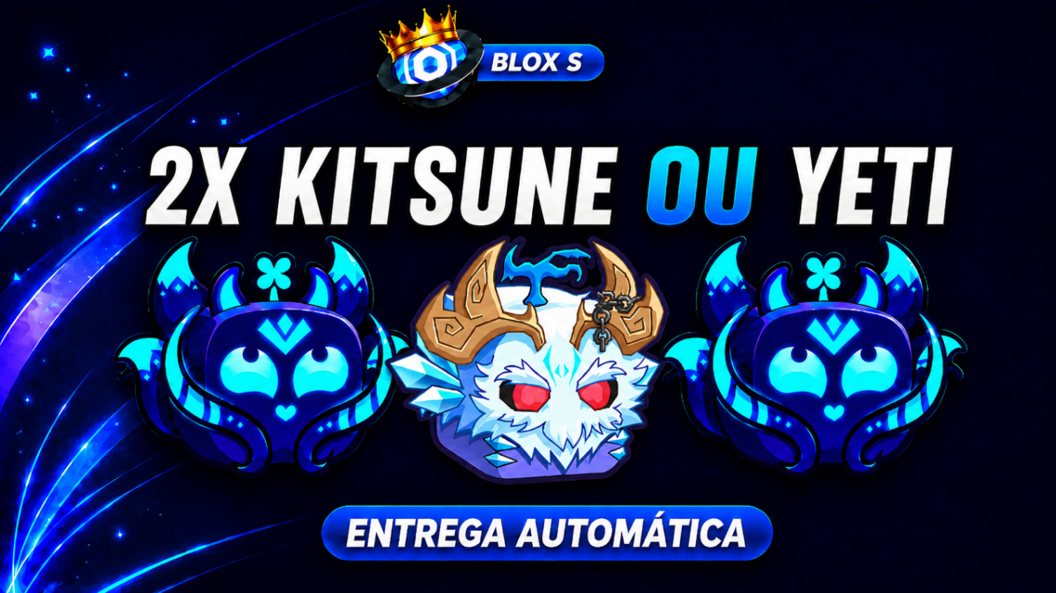 2X KITSUNE OU YETI NO BAU