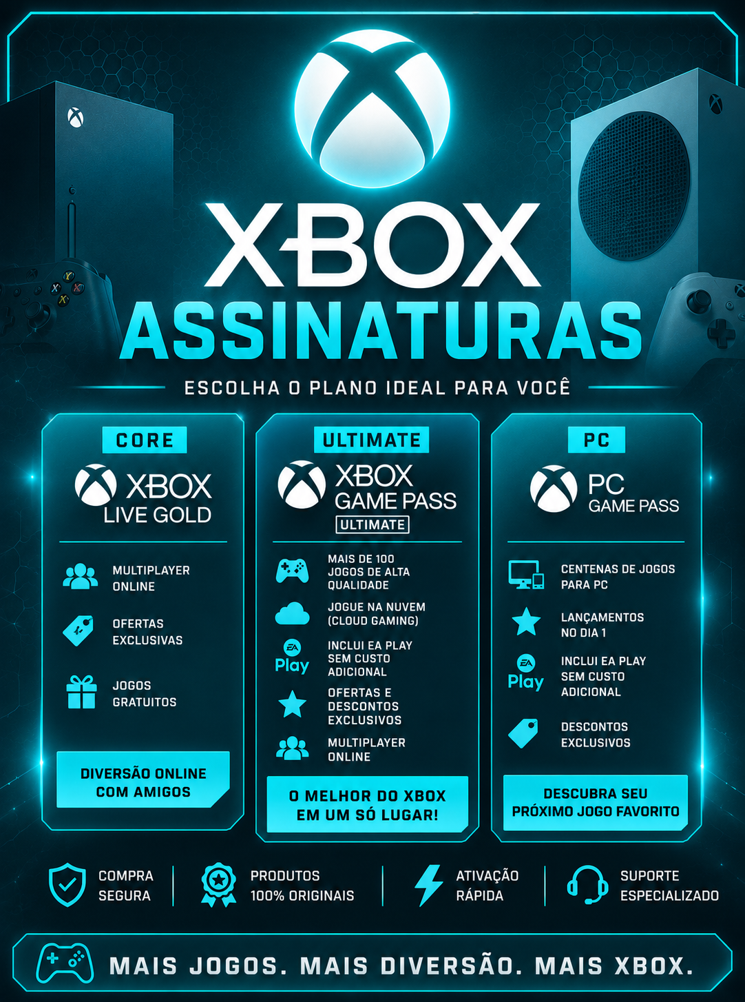 Assinaturas Xbox