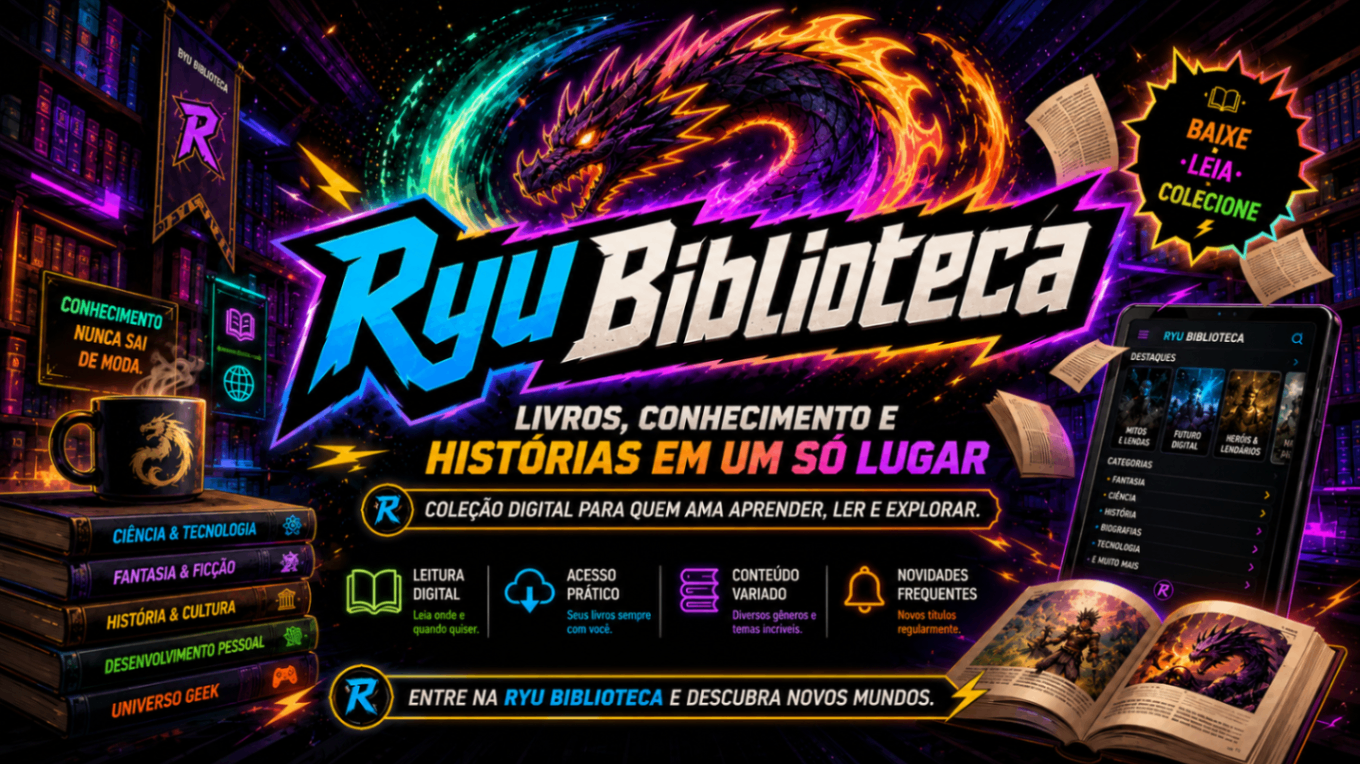 RyuBibliotecaClub - Acesso Vitalício