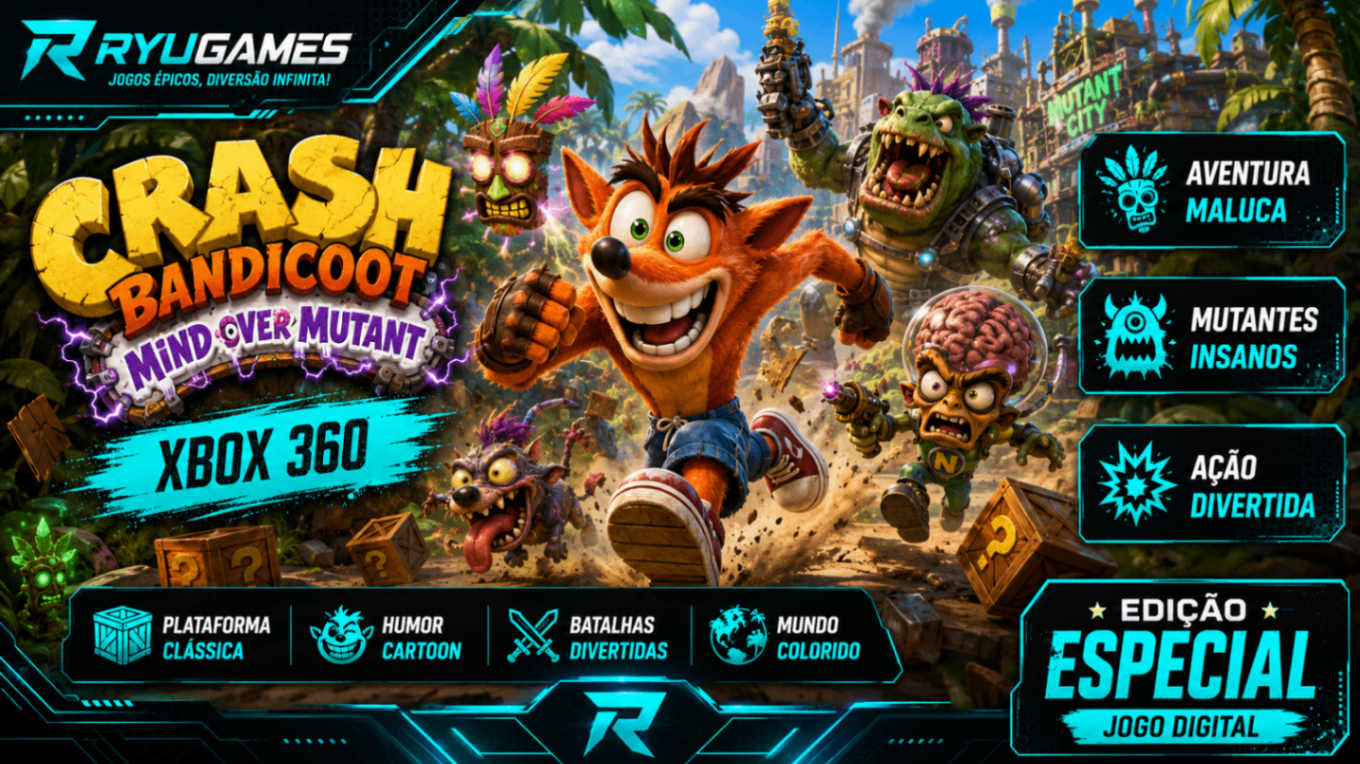 CRASH BANDICOOT: MIND OVER MUTANT — XBOX 360
