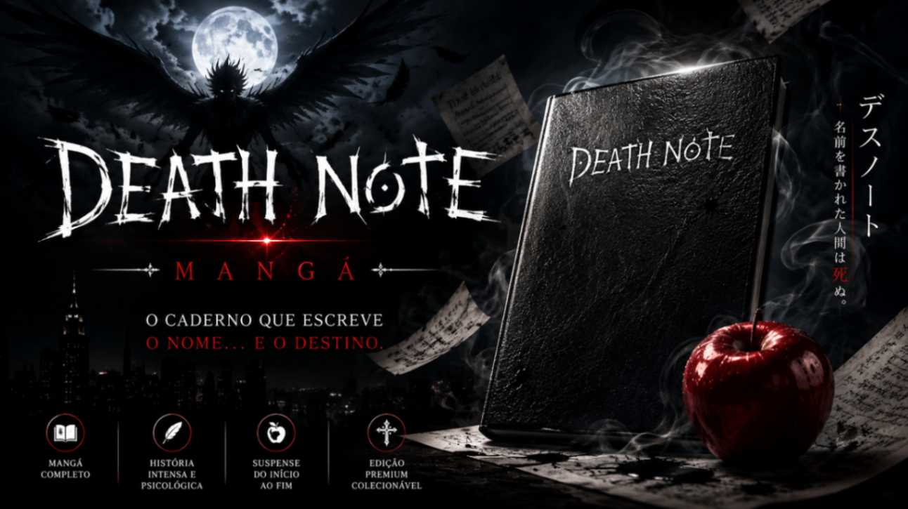 DEATH NOTE – MANGÁ COMPLETO EM PDF