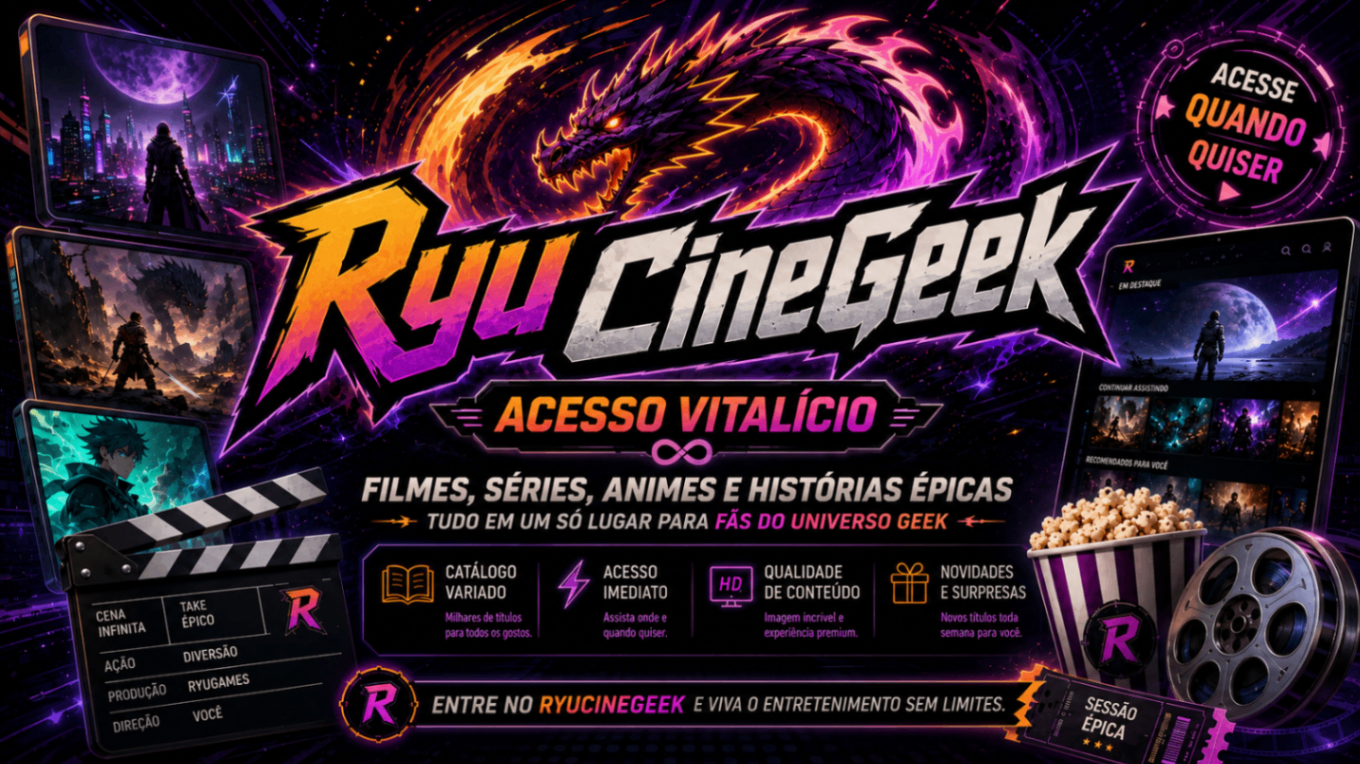 RyuCineGeek - Acesso Vitalício