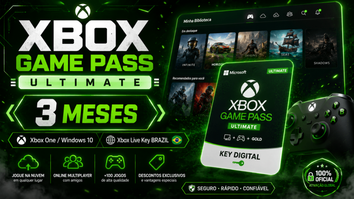 Xbox Game Pass Ultimate 3 Meses