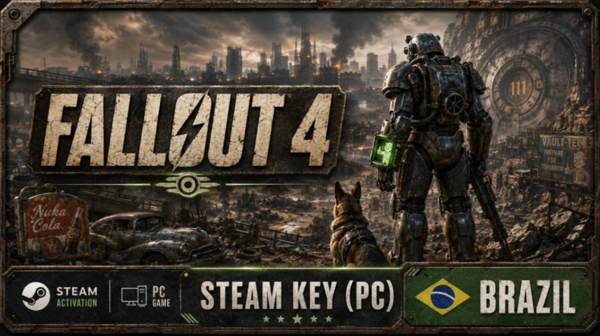 Fallout 4 – Steam Key (PC) Brazil