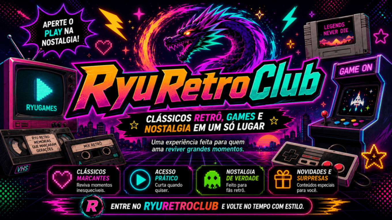 RyuRetroClub - Acesso Vitalício