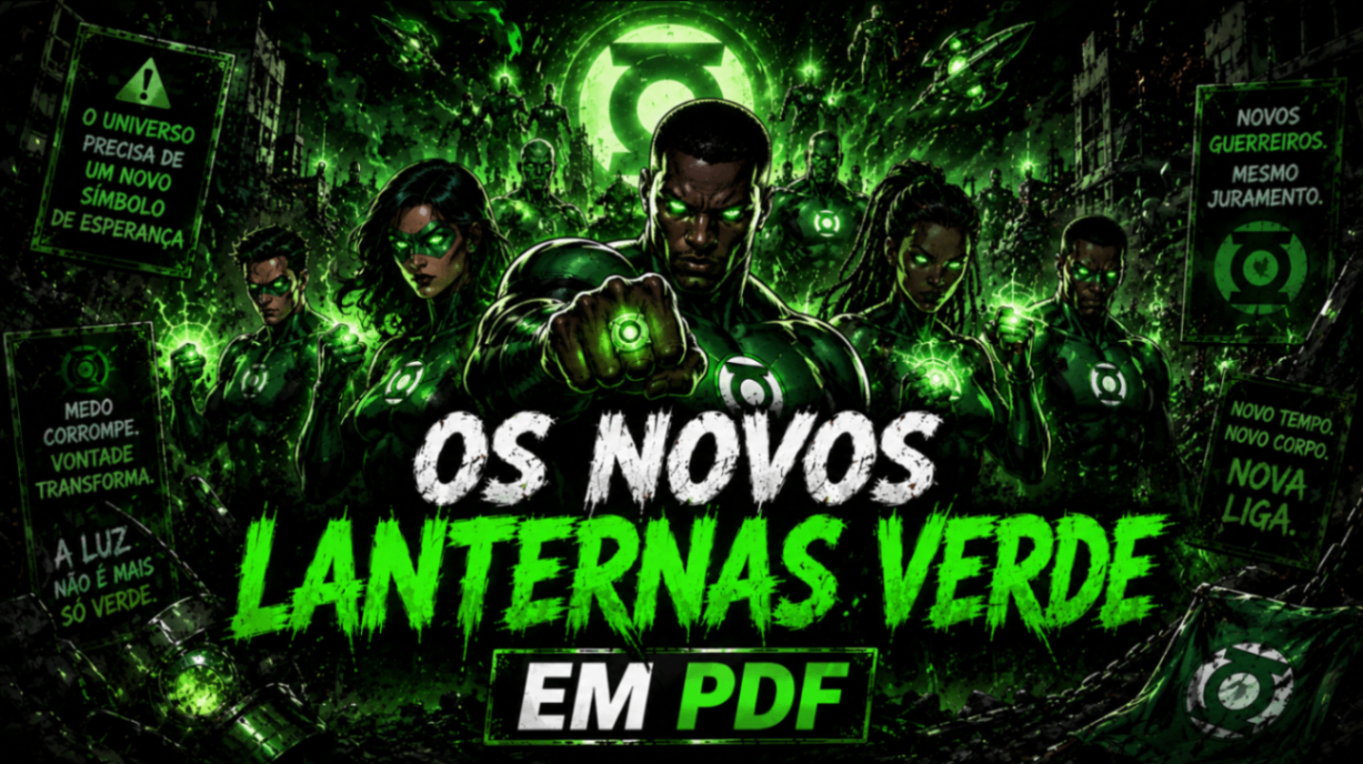 OS NOVOS LANTERNAS VERDES EM PDF
