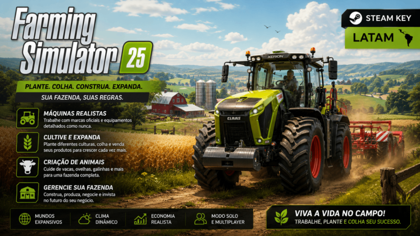 Farming Simulator 25 (PC) Steam Key LATAM