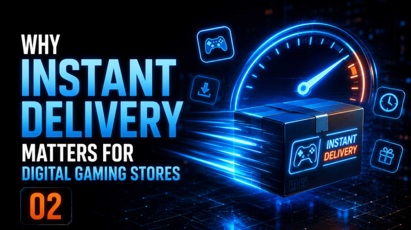 Why Instant Delivery Matters for Digital Gaming Stores