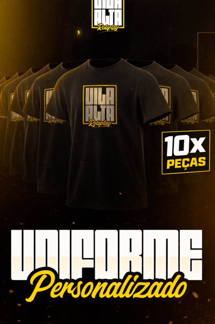 UNIFORME  FACÇÃO PERSONALIZADO