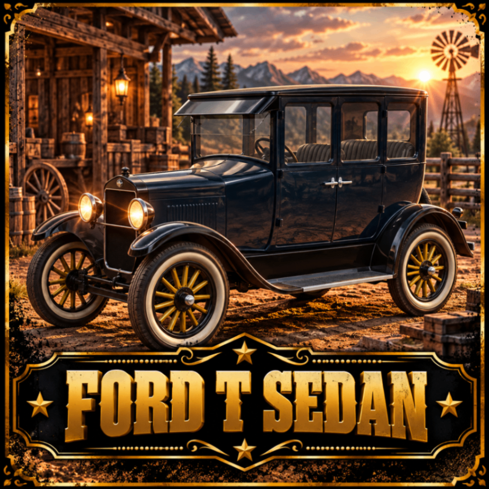 CARRO FORD T SEDAN 4 P