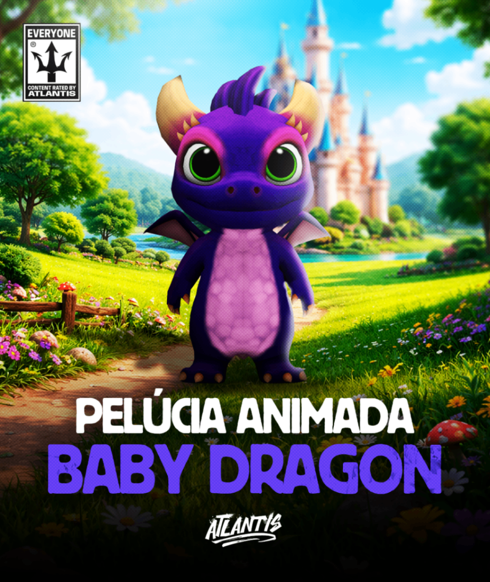 Baby Dragon Roxo
