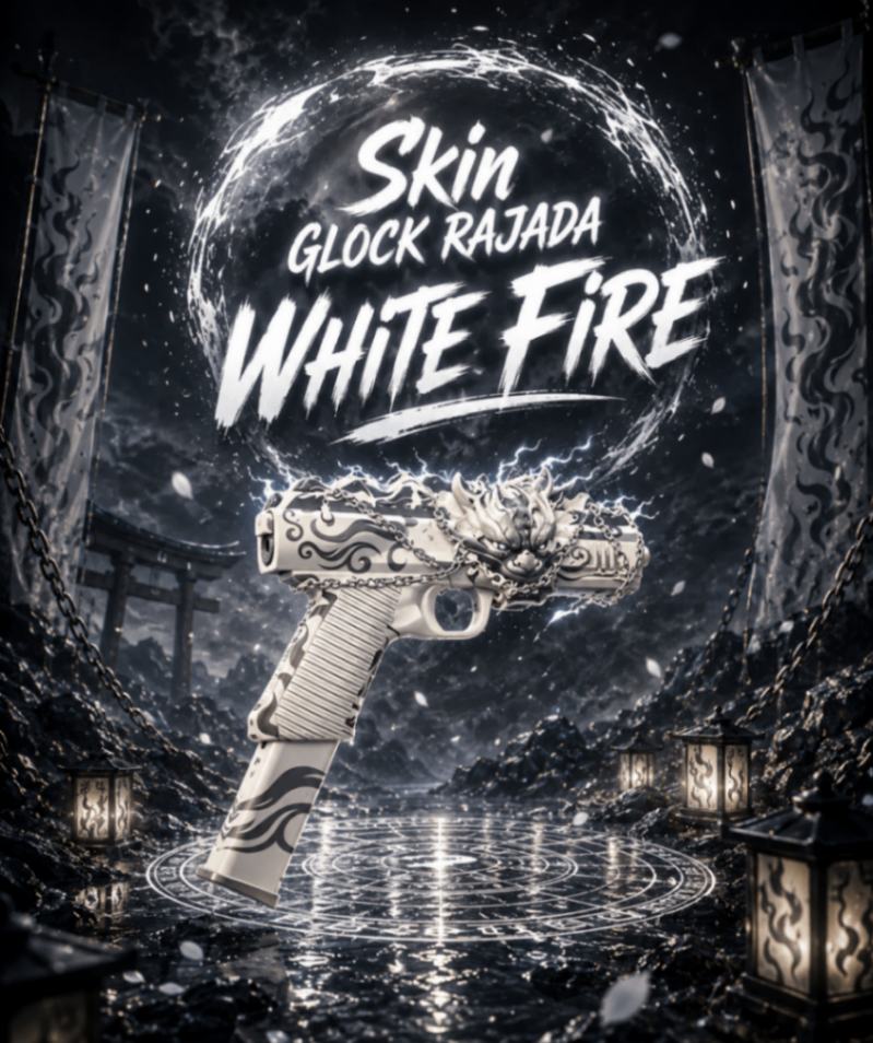Skin White Fire Glock (PM)