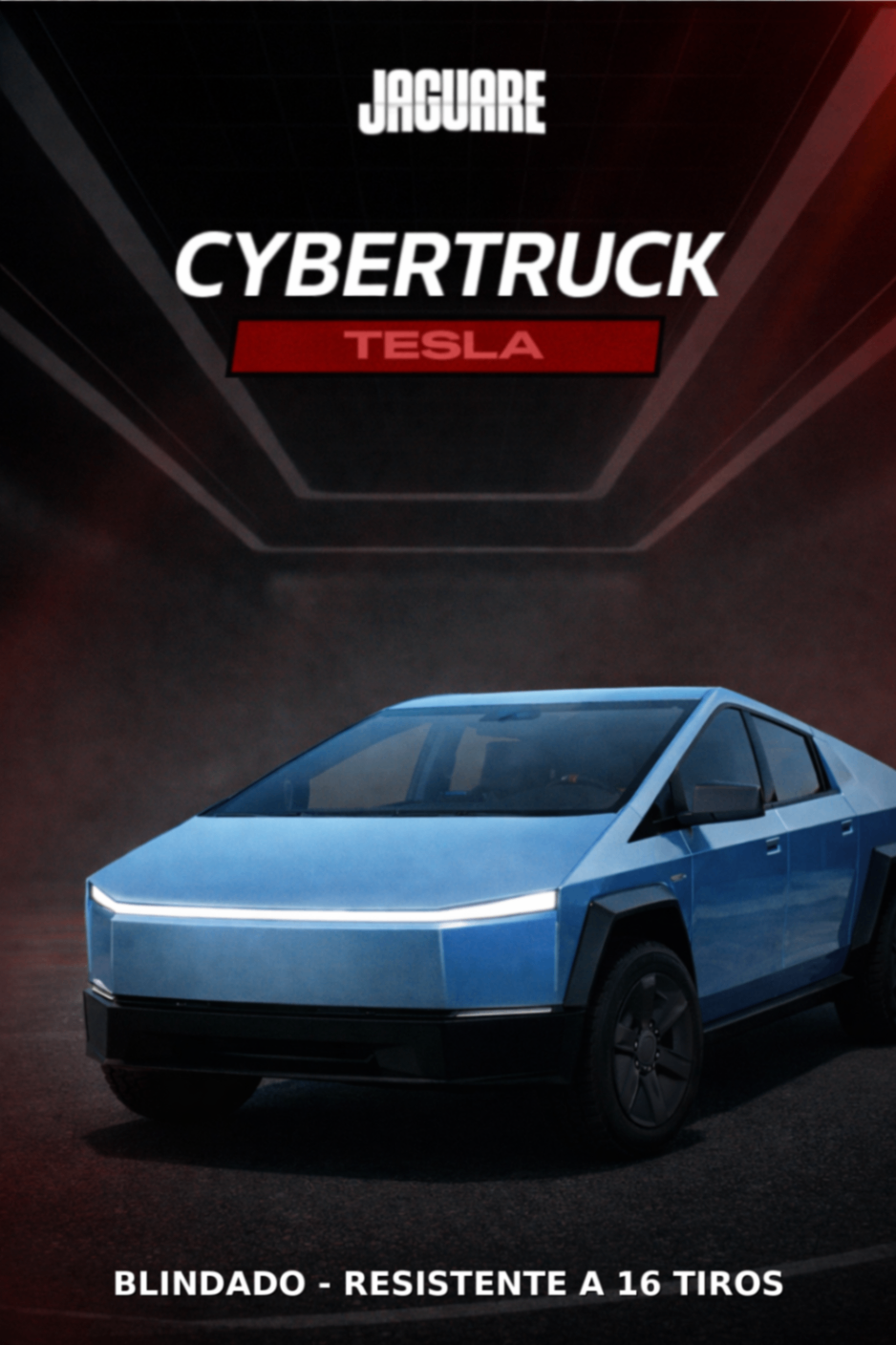 Cybertruck 16 Tiros