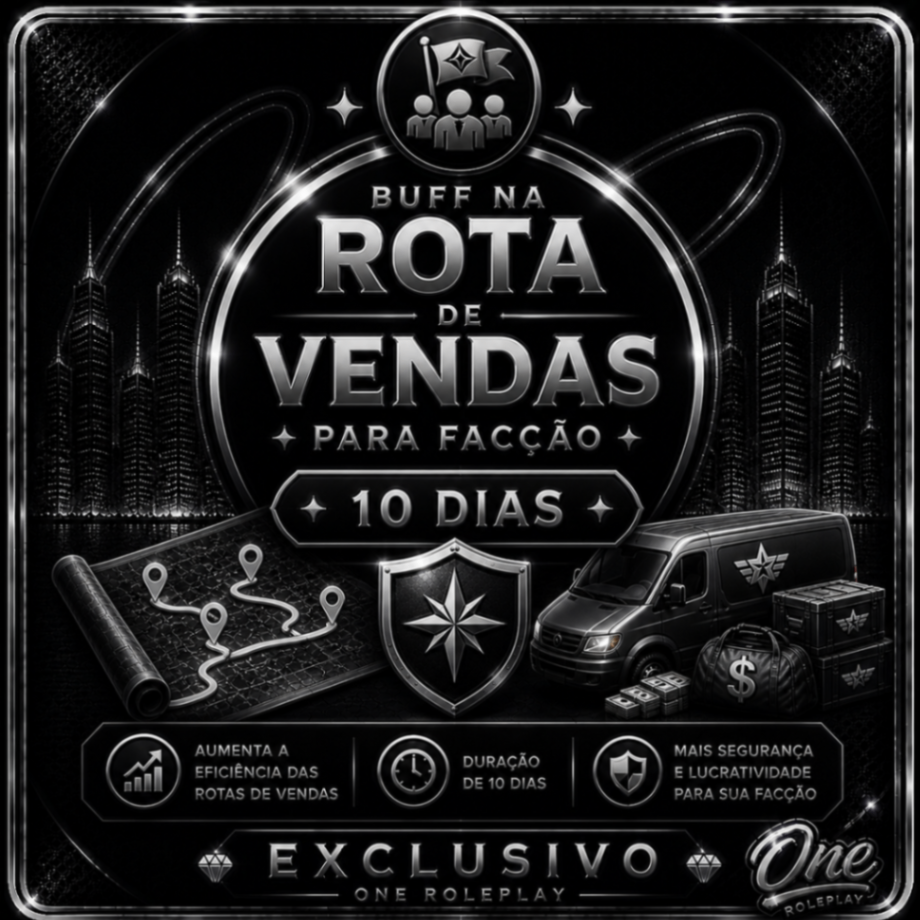 Buff nas rotas 10 dias.