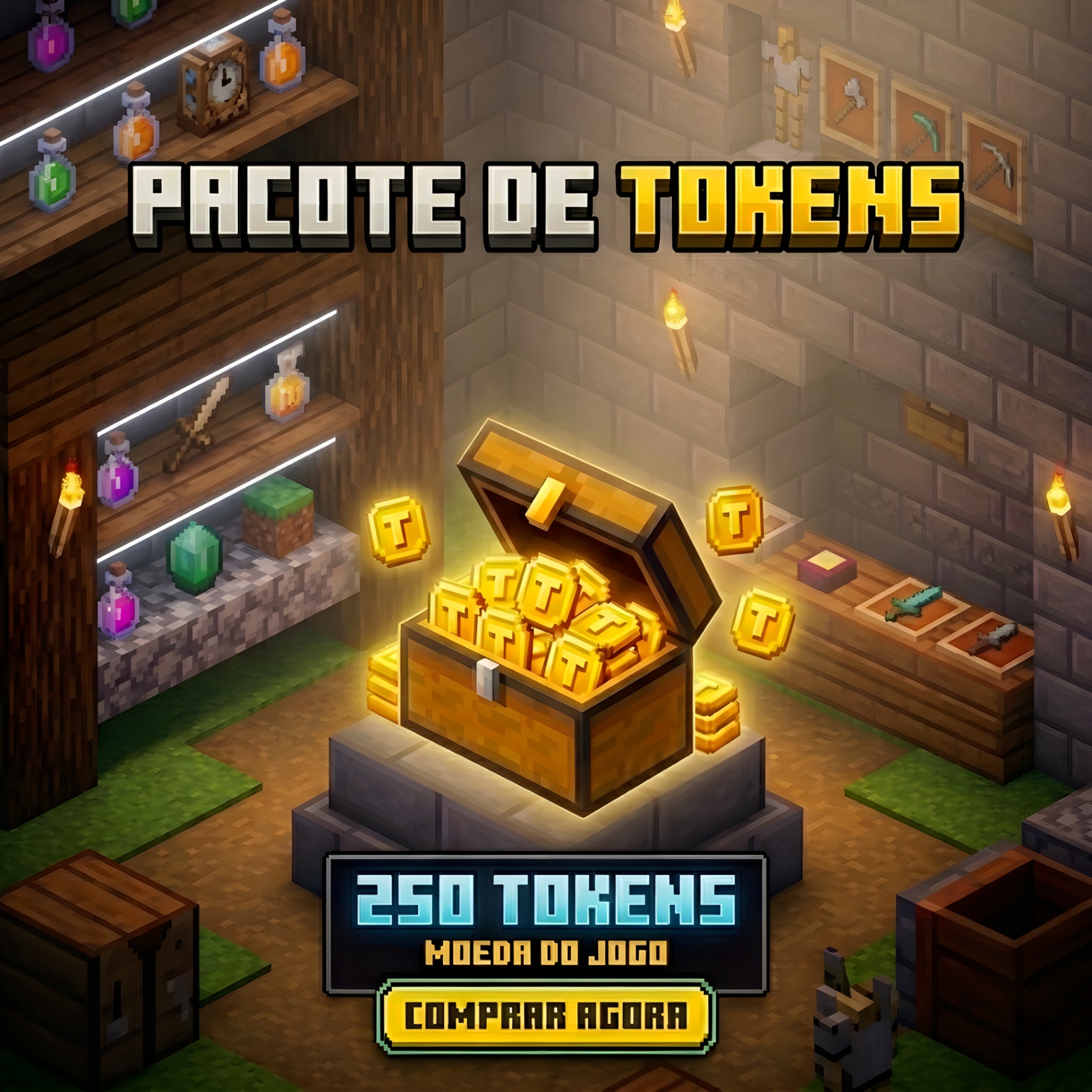 POCOTES DE TOKENS - 250 TOKENS
