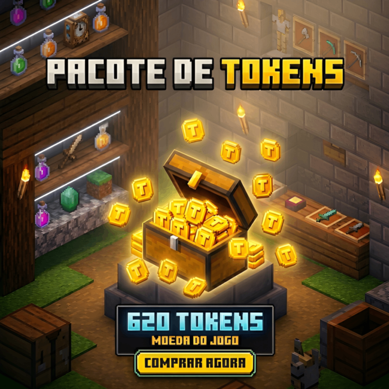 POCOTES DE TOKENS - 620 TOKENS