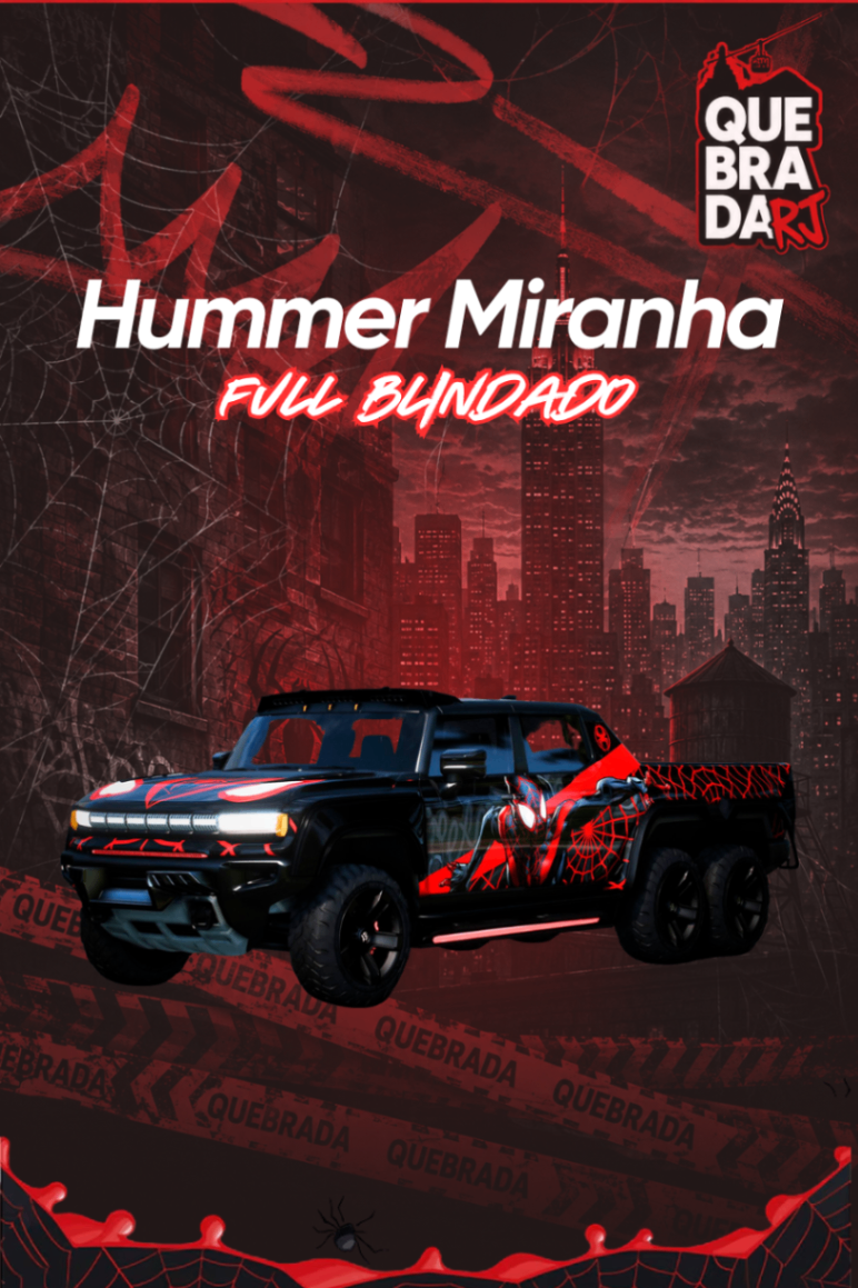 Hummer Miranha Full Blindada (10 LUGARES)