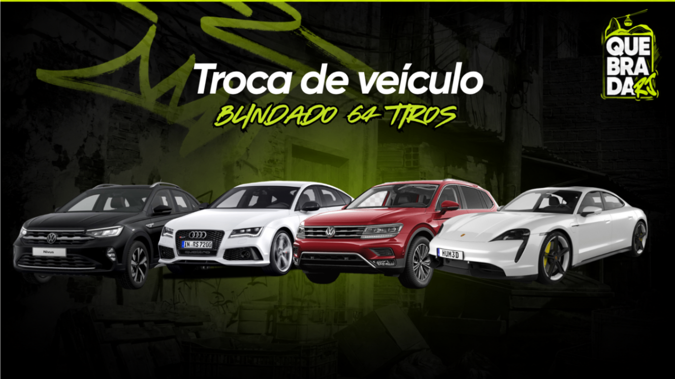 Troca Blindado 64 Tiros
