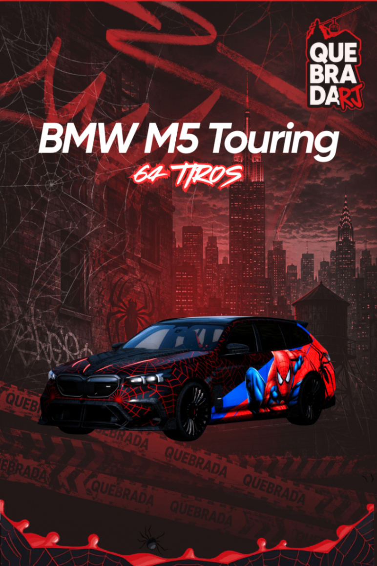 BMW M5 G80 Touring Miranha 64 Tiros