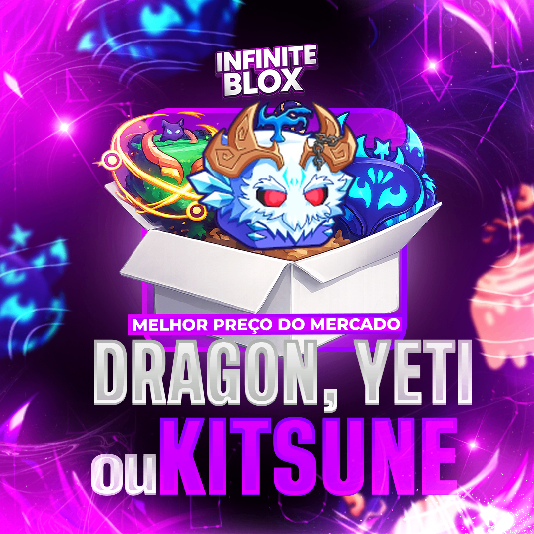 [🦊🐲❄️] KITSUNE, DRAGON OU YETI NO INVENTÁRIO