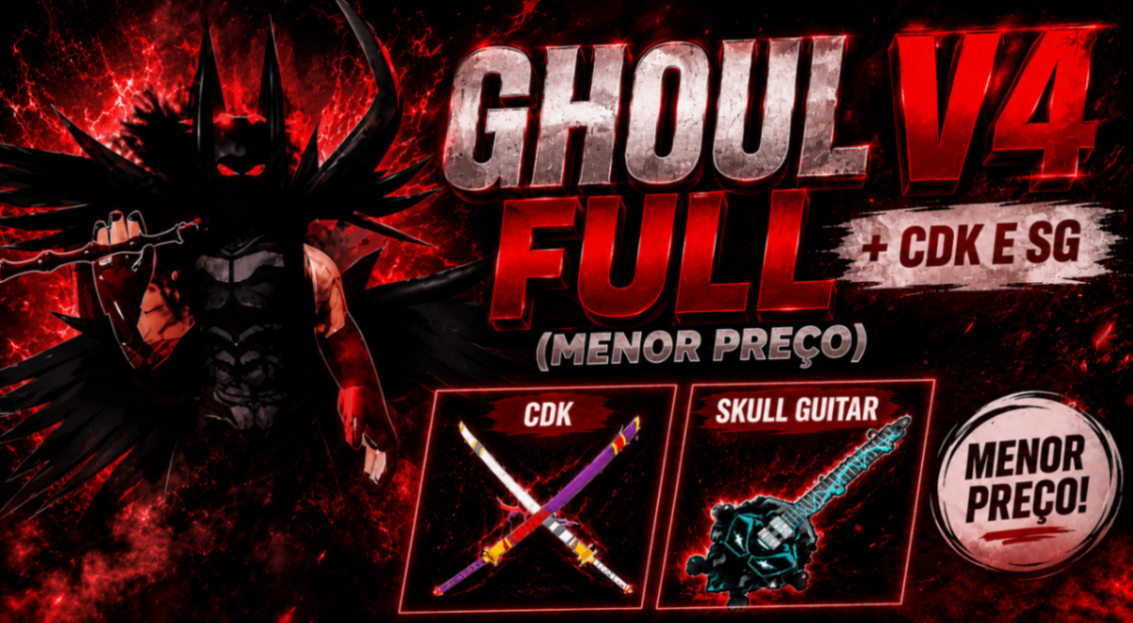 Imagem do produto 😈⚔️🎸 LV2800 +V4 GHOUL (FULL) +GHM +CDK +SG ✨(PROMO)✨