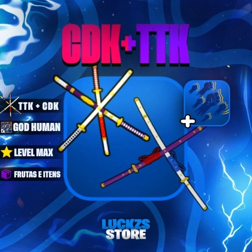 Contas de Blox Fruits Com CDK Mais TTK