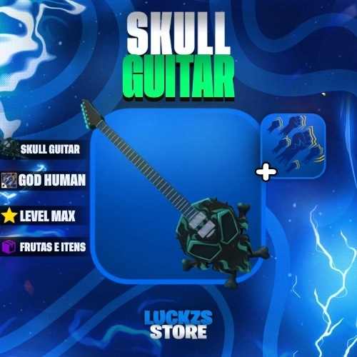 Contas de Blox Fruits Com Skull Guitar