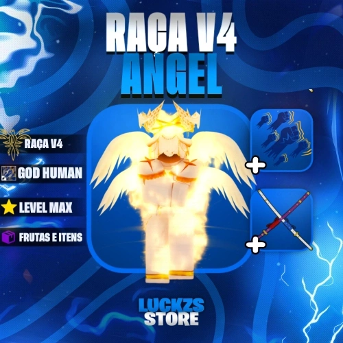 Contas de Blox Fruits Com V4 Full Angel