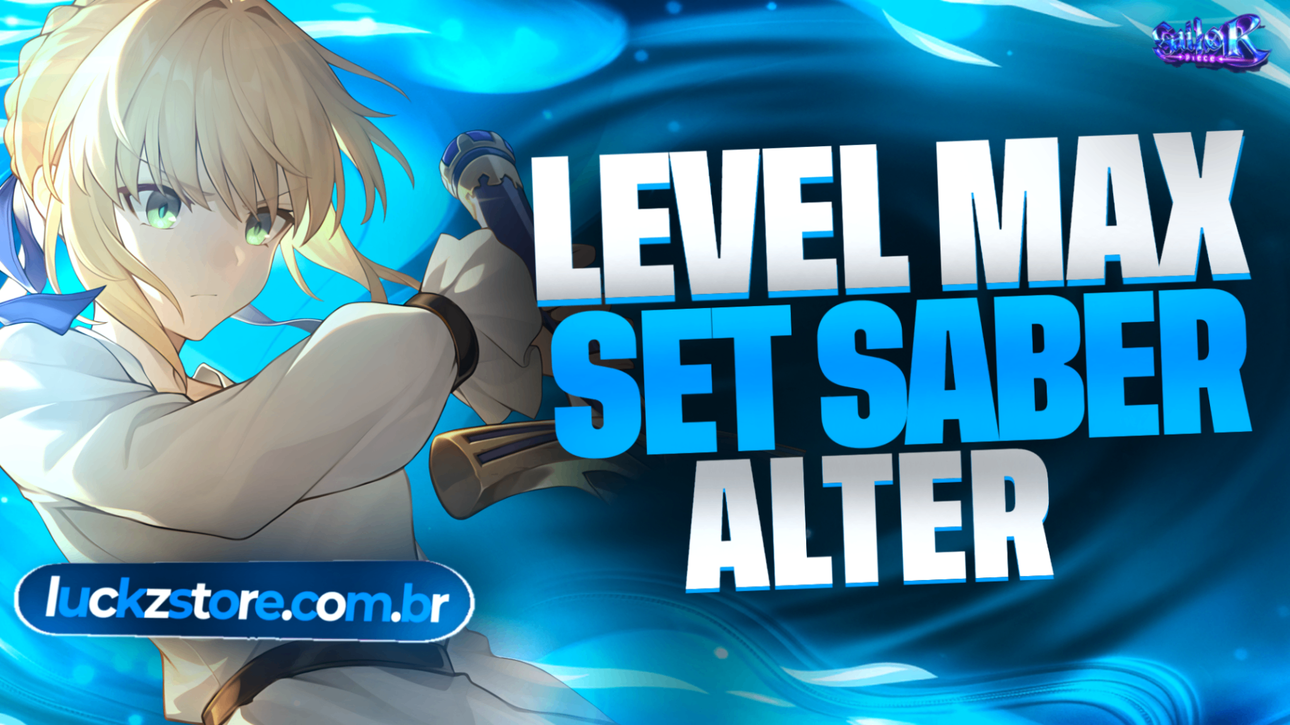 👊 LEVEL MÁXIMO + ⚔️SET SABER ALTER + ITENS⭐🍎