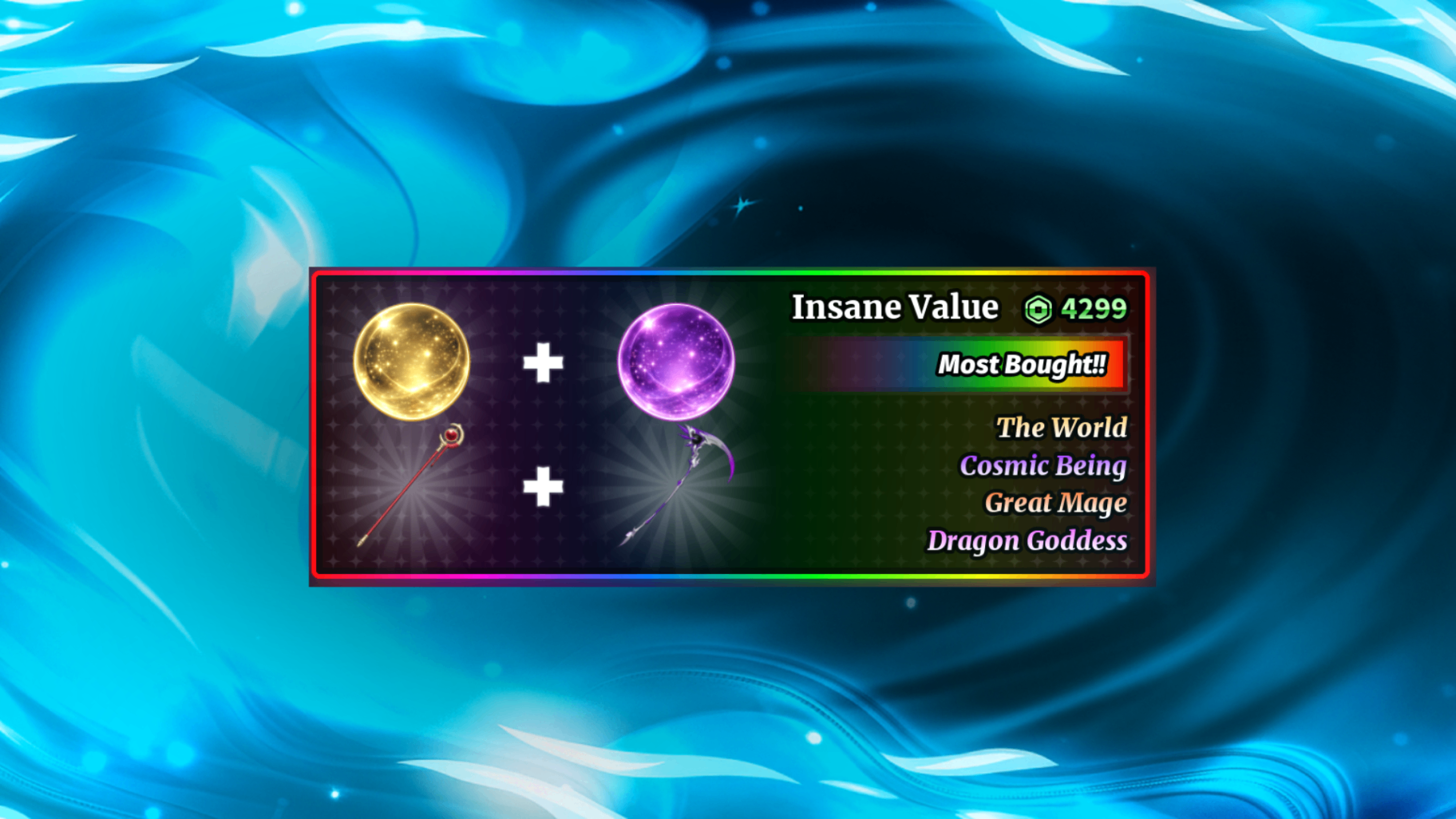 👑 THE WORLD + MAGE + DRAGON GODDES BUNDLE