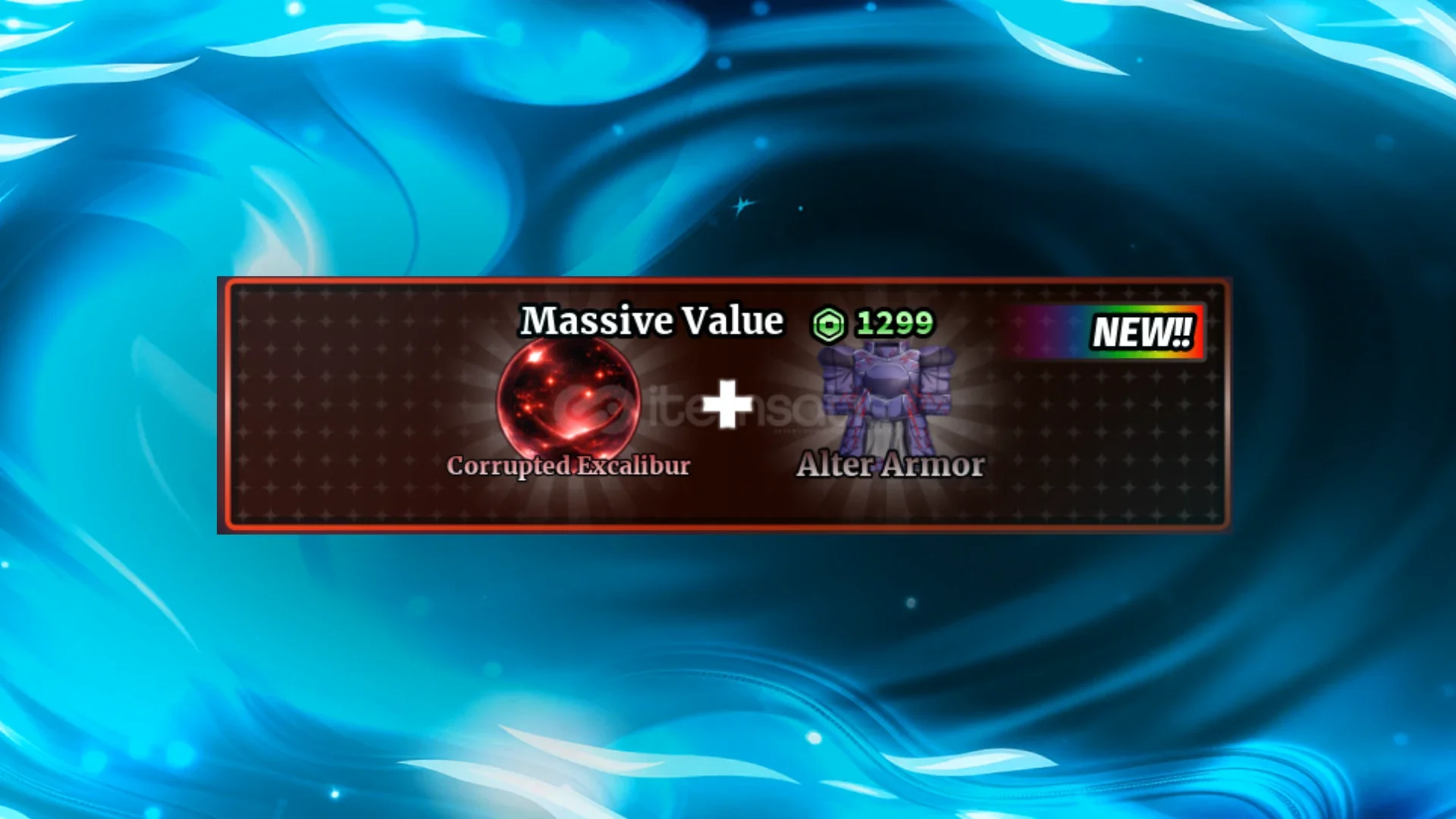 👑 CORRUPETD EXCALIBUR + ALTER ARMOR BUNDLE