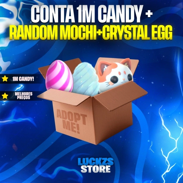 🧪 COM 1M CANDY + RANDOM MOCHI + CRYSTAL EGG