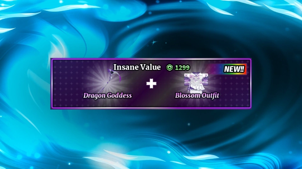 👑 DRAGON GODDESS + BLOOMSOOM OUTFIT BUNDLE