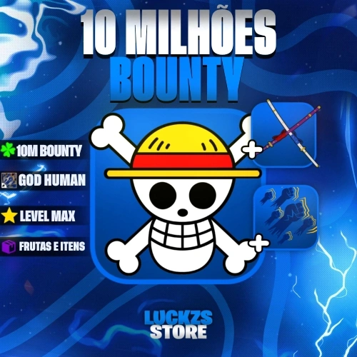Contas de Blox Fruits Com 10 Milhoes de Bounty