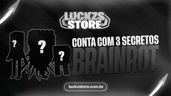 🐊Conta com 3 Brainrot Secrets Aleatório🐊