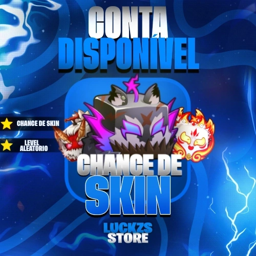 🐉 Conta LEVEL MAX com Chance de Skin ULTRA RARA 🦊