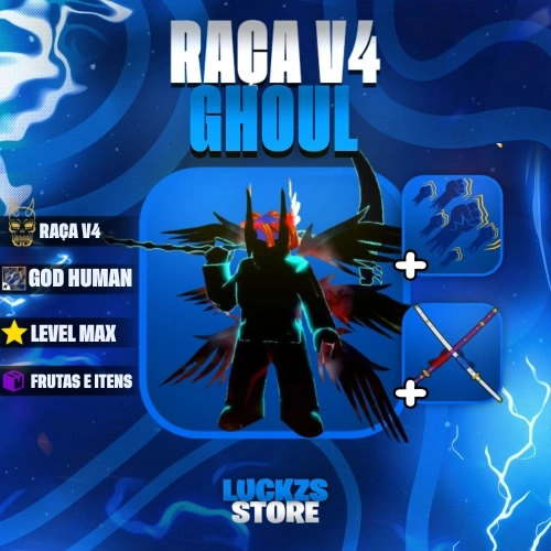 Contas de Blox Fruits Com V4 Full Ghoul