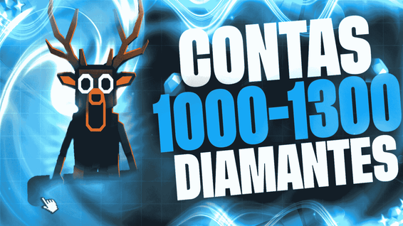 💎 CONTA COM 1000-1300 DIAMANTES