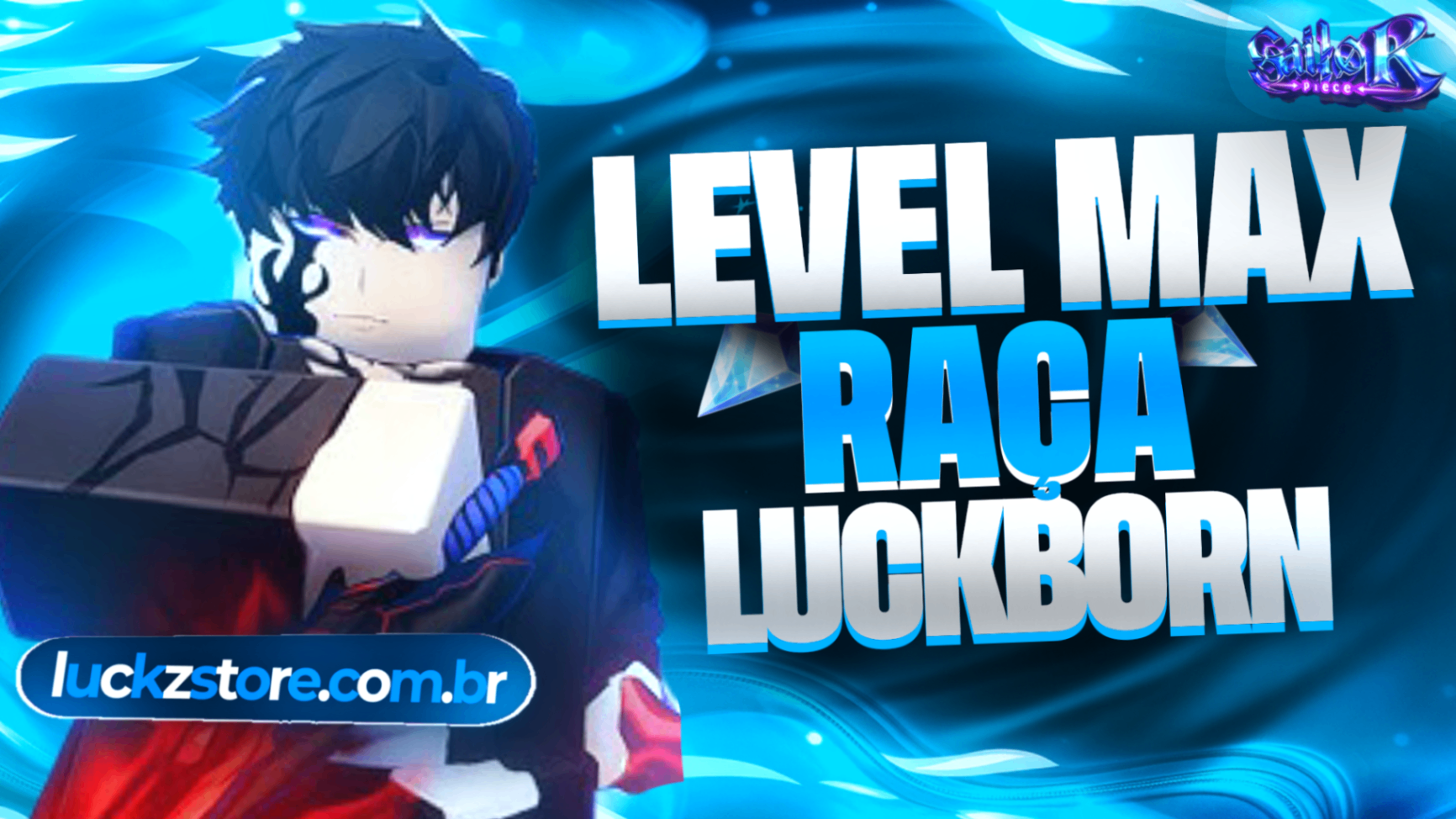 👊 LEVEL MÁXIMO + 🍀RAÇA LUCKBORN + ITENS⭐🍎