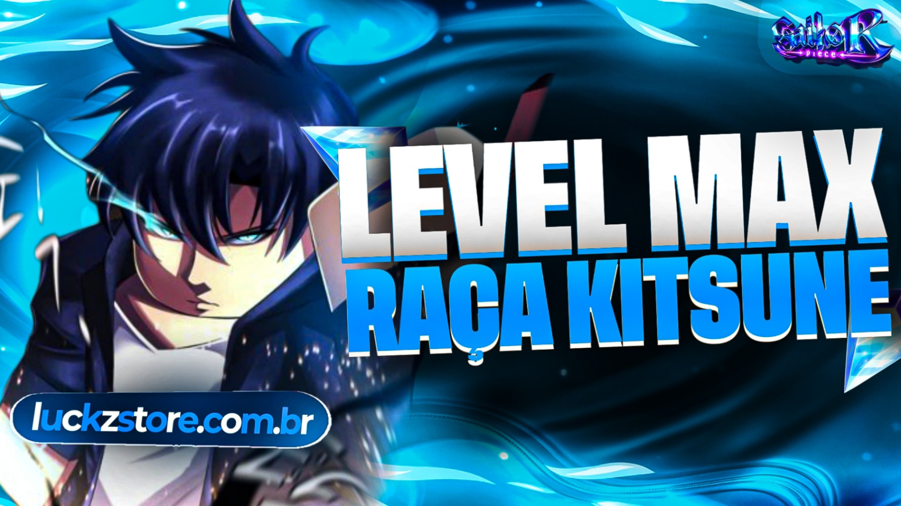 👊 LEVEL MÁXIMO + 🦊RAÇA KITSUNE + ITENS⭐🍎