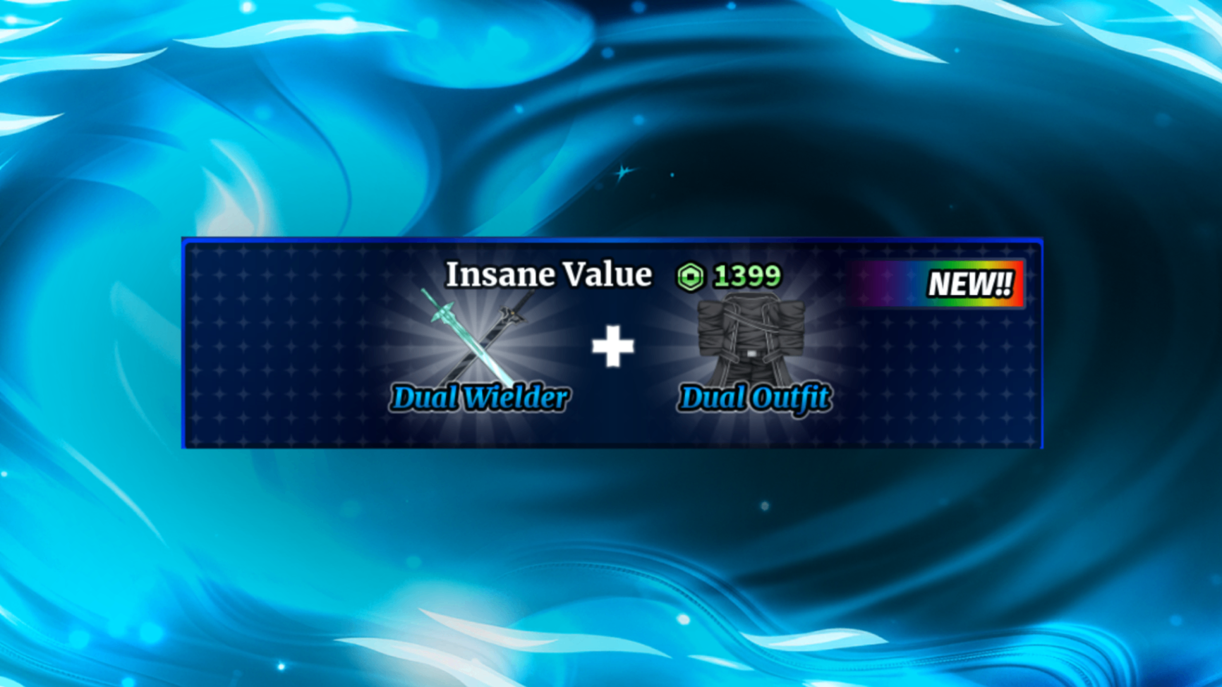 👑DUAL WIELDER + DUAL OUTFIT BUNDLE