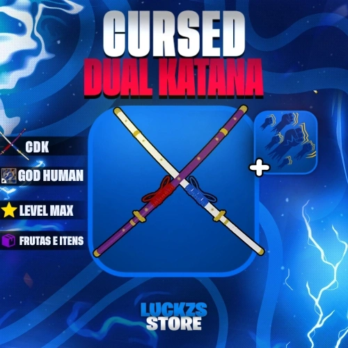 Contas de Blox Fruits Com Cursed Dual Katana