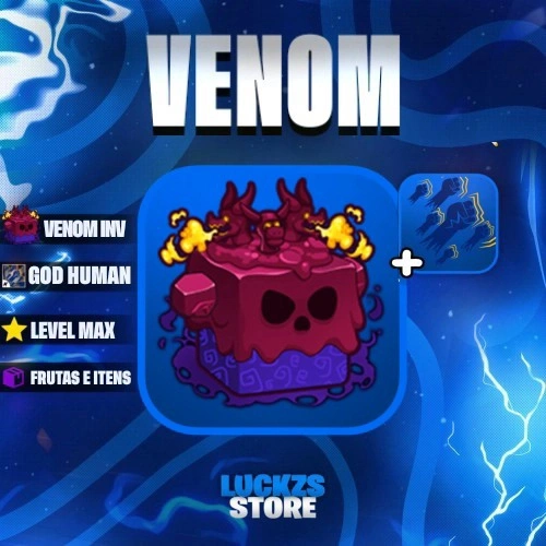 Contas de Blox Fruits Com Venom