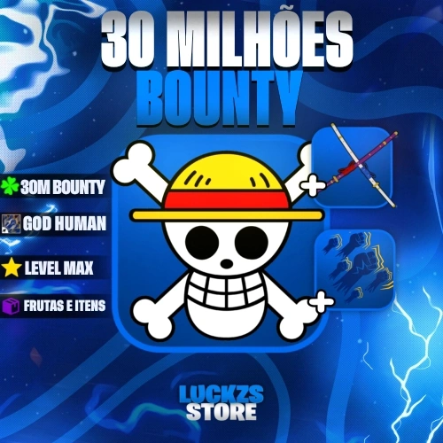 Contas de Blox Fruits Com 30 Milhoes de Bounty