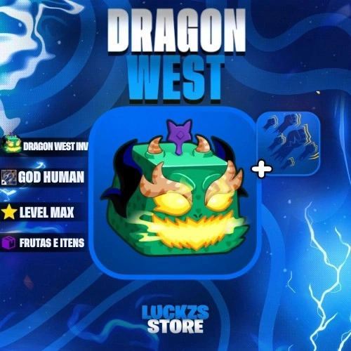Contas de Blox Fruits Com Dragon West
