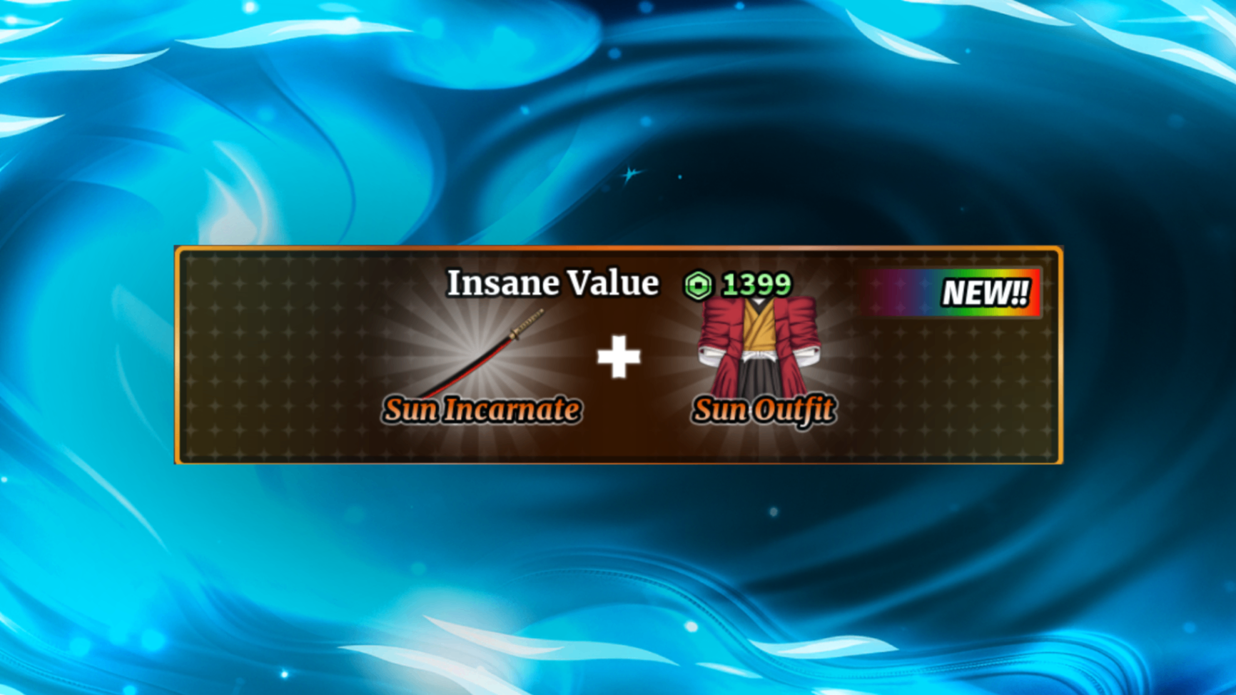 👑 SUN INCARNATE + SUN OUTFIT BUNDLE