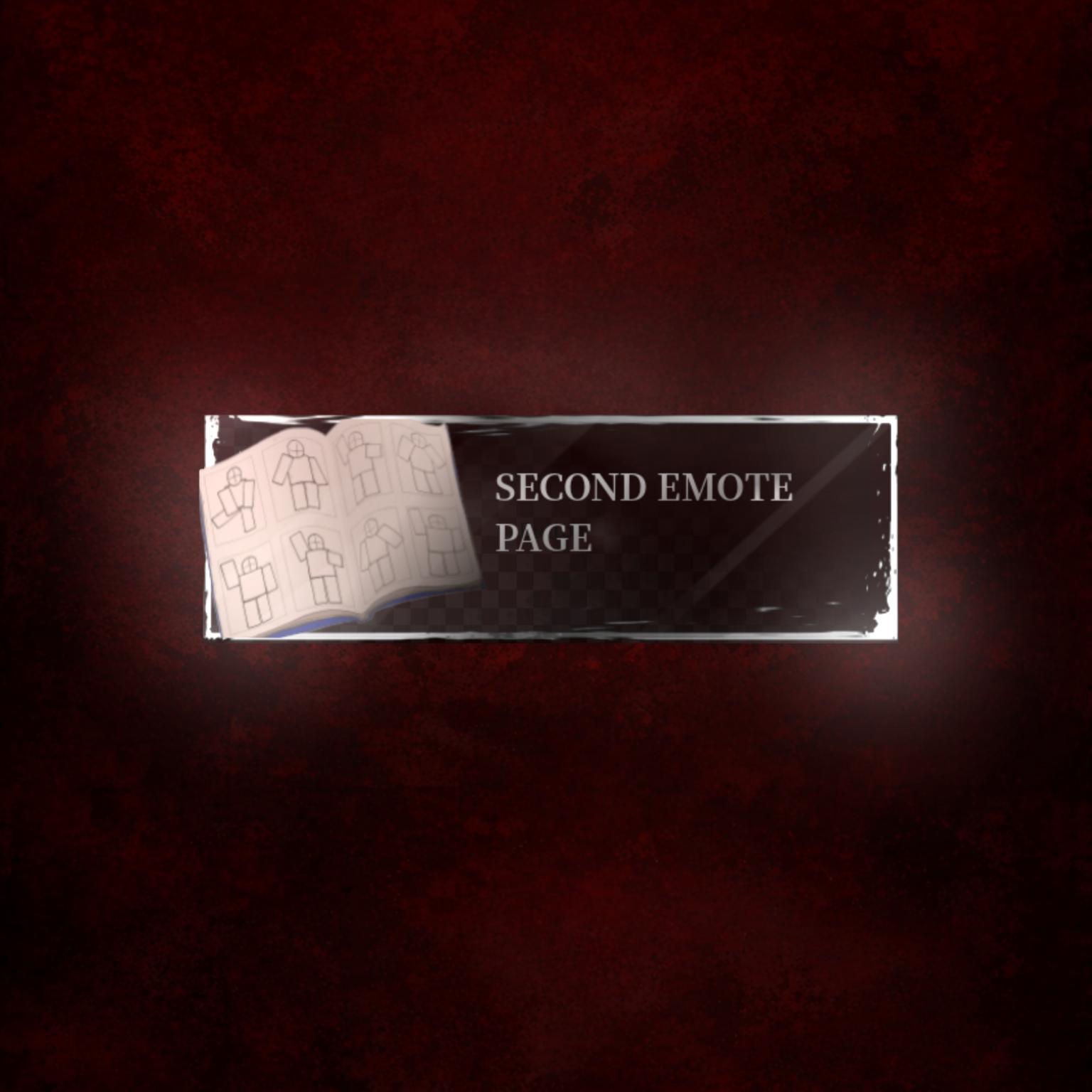 Second Emote Page📄👑