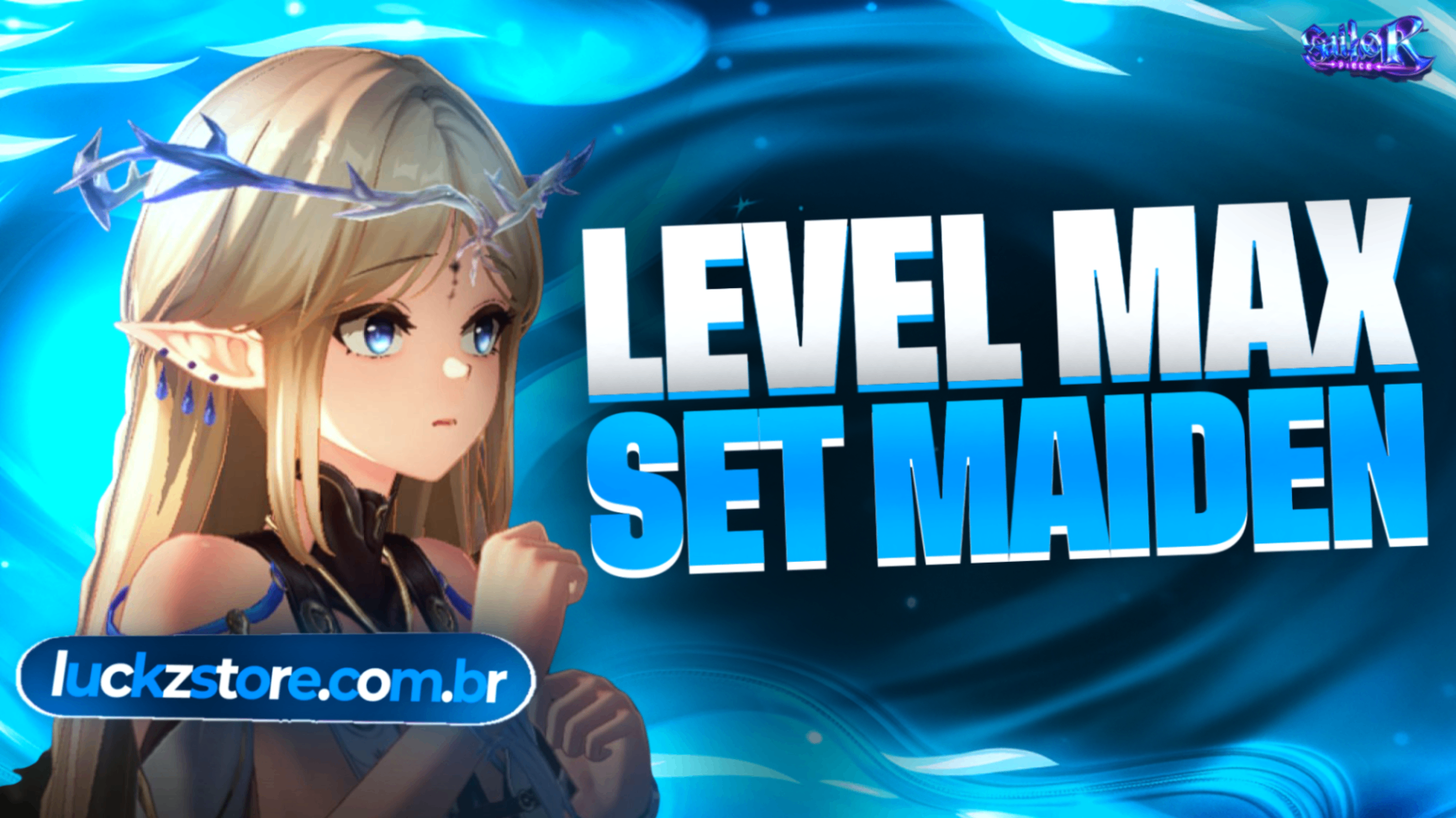 👊 LEVEL MÁXIMO + ⚔️SET MAIDEN + ITENS⭐🍎