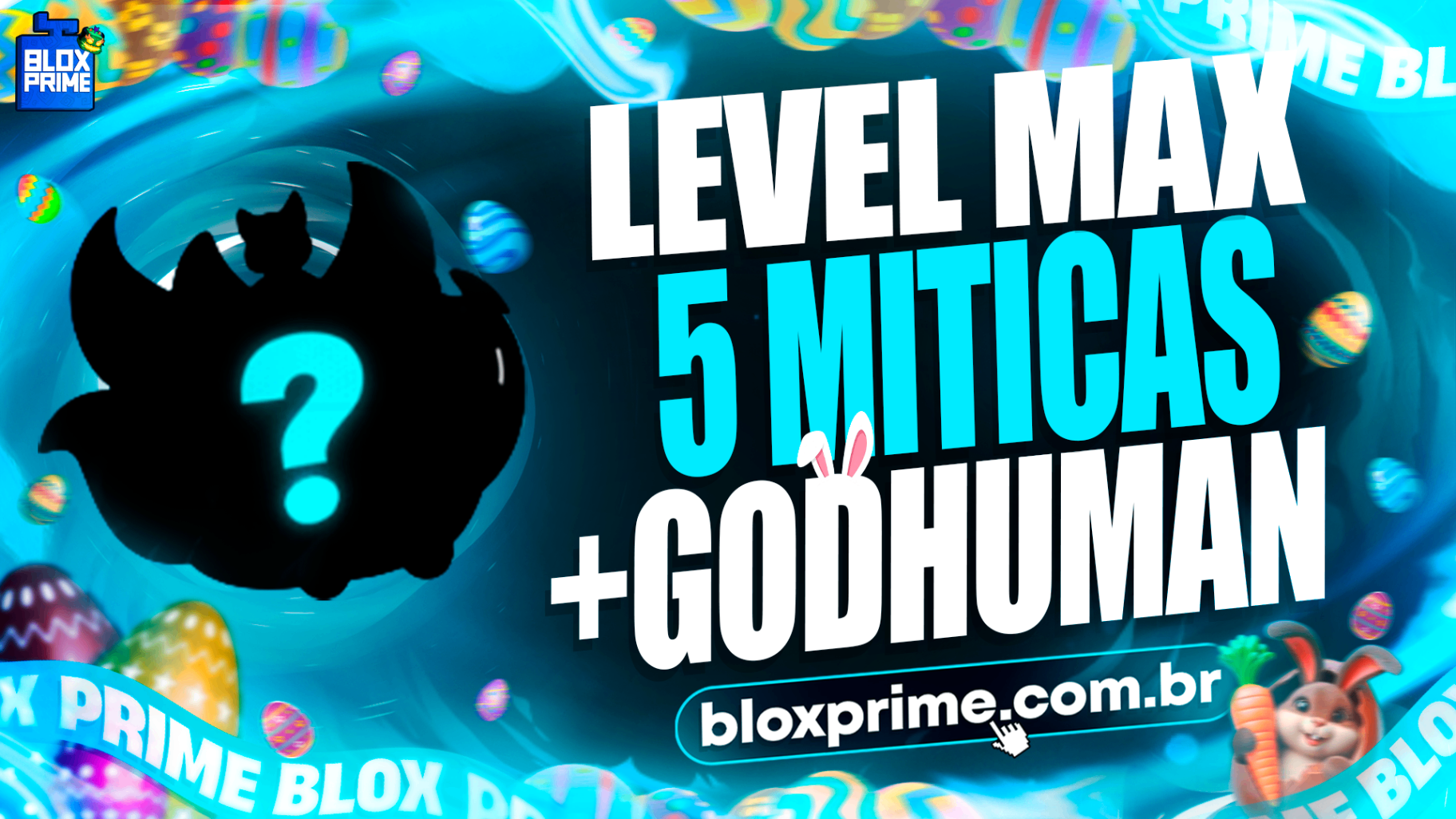 ⭐ LEVEL MÁX + GHM 👊 + 🍎 5 FRUTA MÍTICA ALEATÓRIA NO INVENTÁRIO