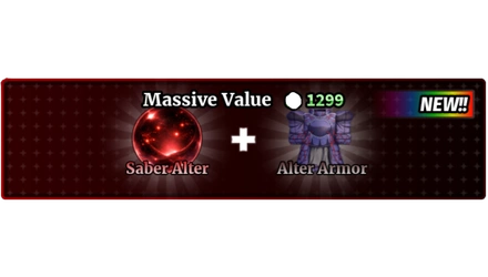 MASSIVE VALUE + SABER ALTER + ALTER ARMOR